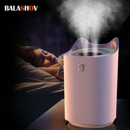 Humidificador USB BALASHOV: aromaterapia y niebla suave